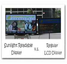 Sunlight Readable Digital Signage Display